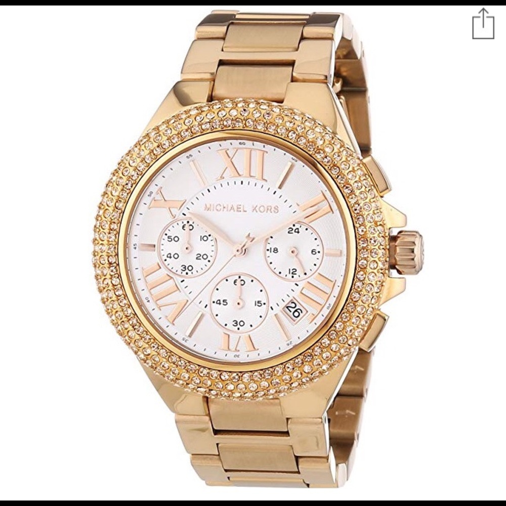 Michael Kors "Camille" Rose Gold Watch